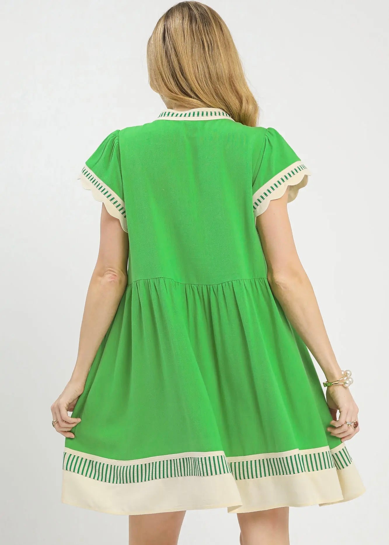 Lindsay Green Short Dress