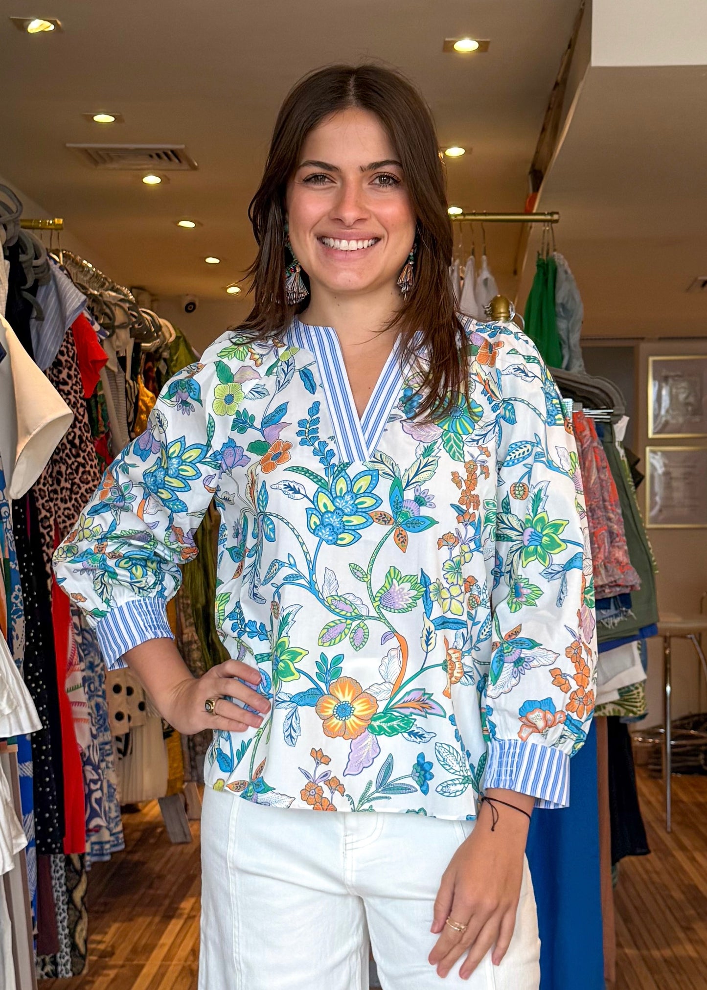 Stella Paisley Print Top