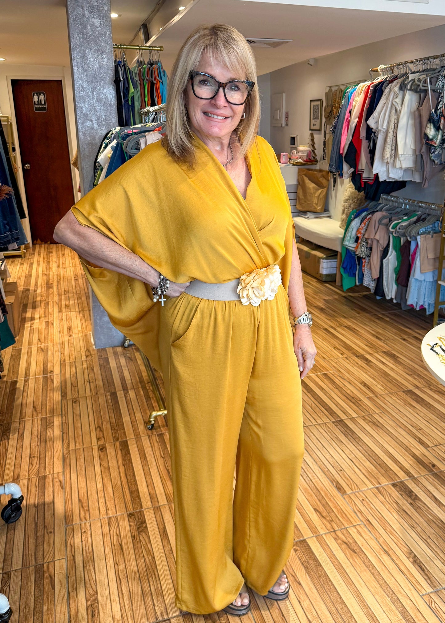 Melissa Mustard Two Piece Set