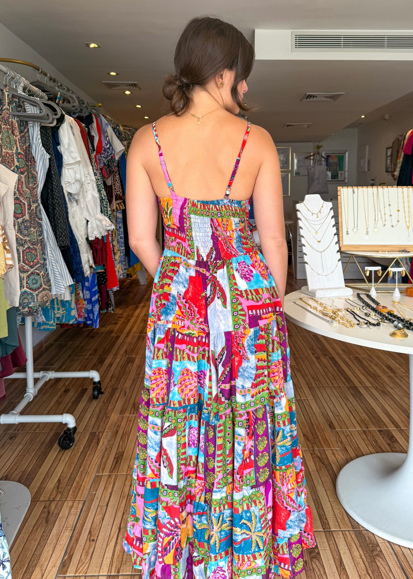 Bianca Print Maxi Dress