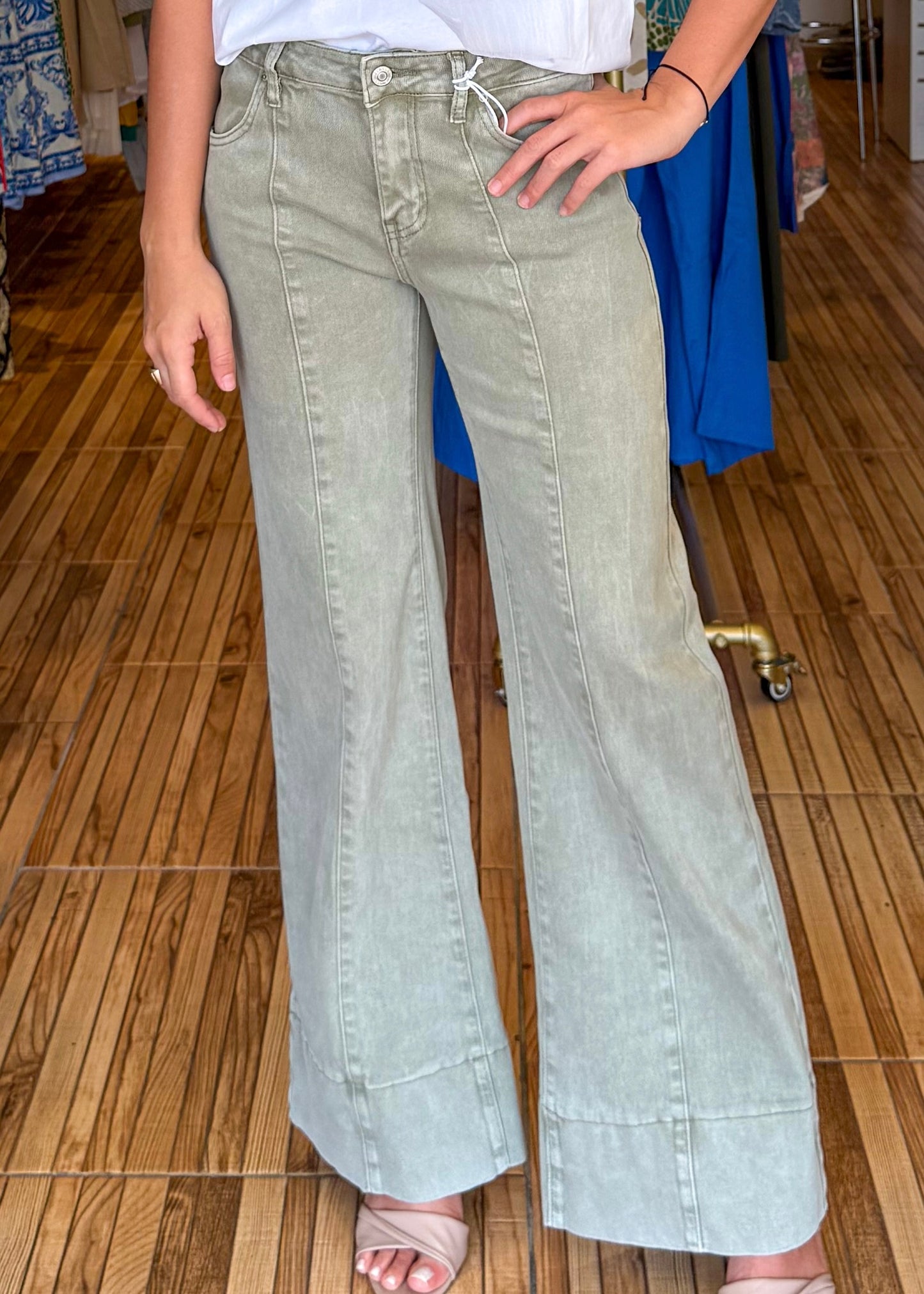 Becky Green Jeans