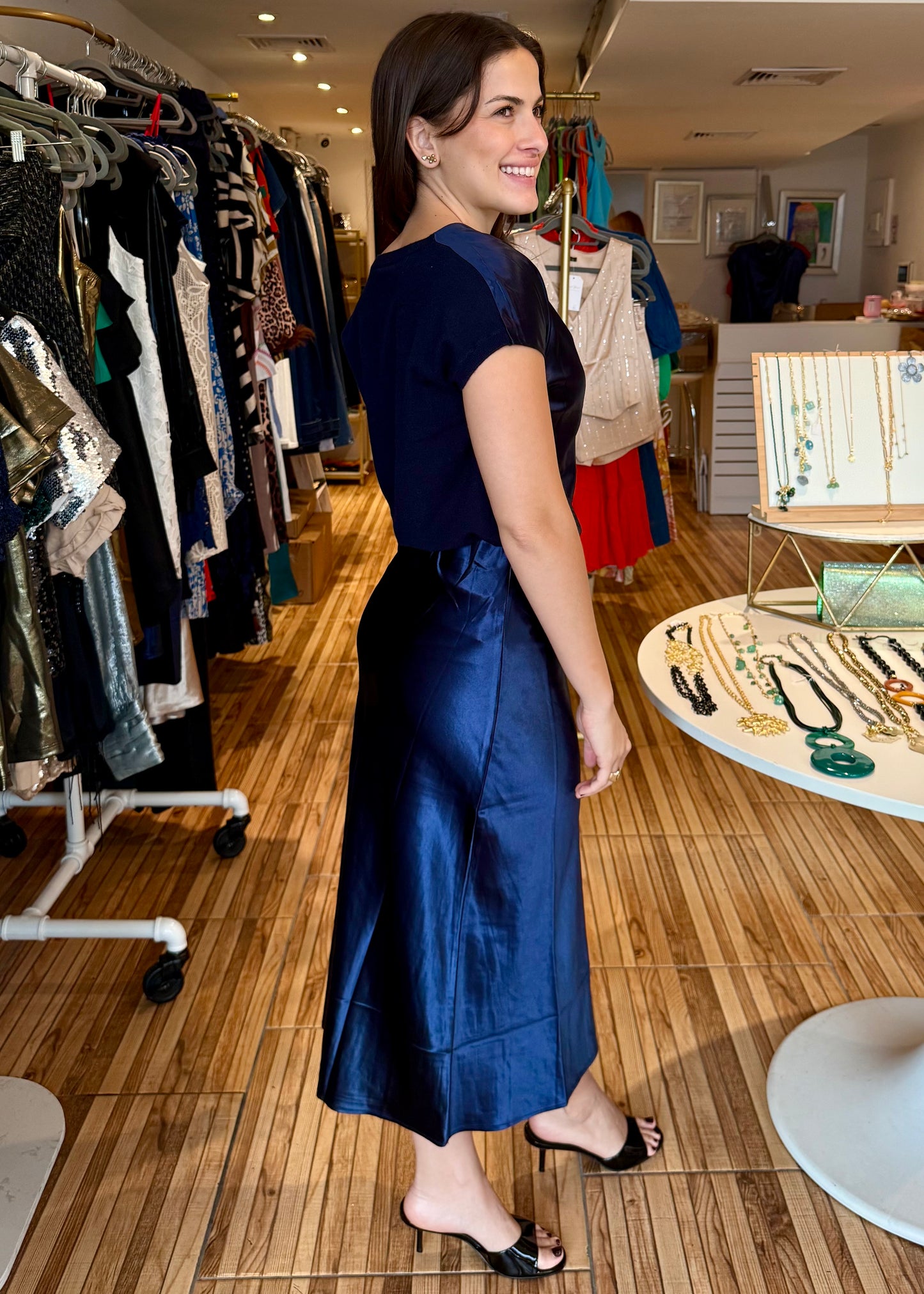 Britney Navy Blue Set