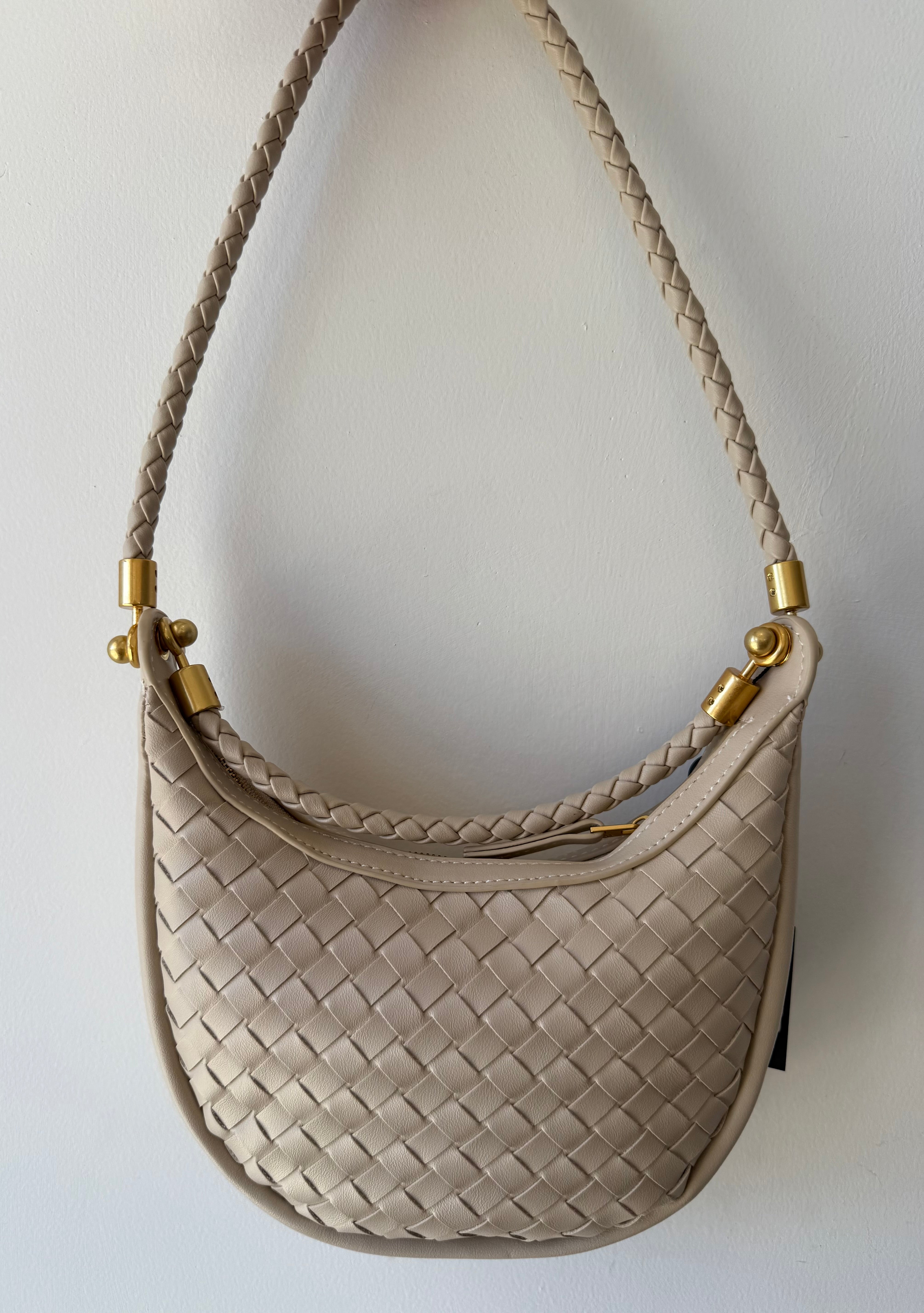 Beige & Gold Bag