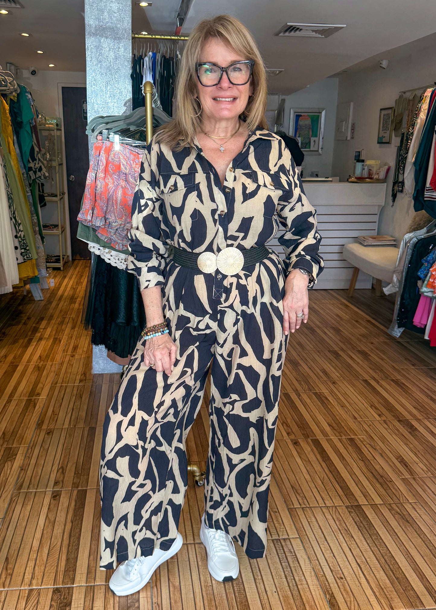 Stacy Print Jumpsuit