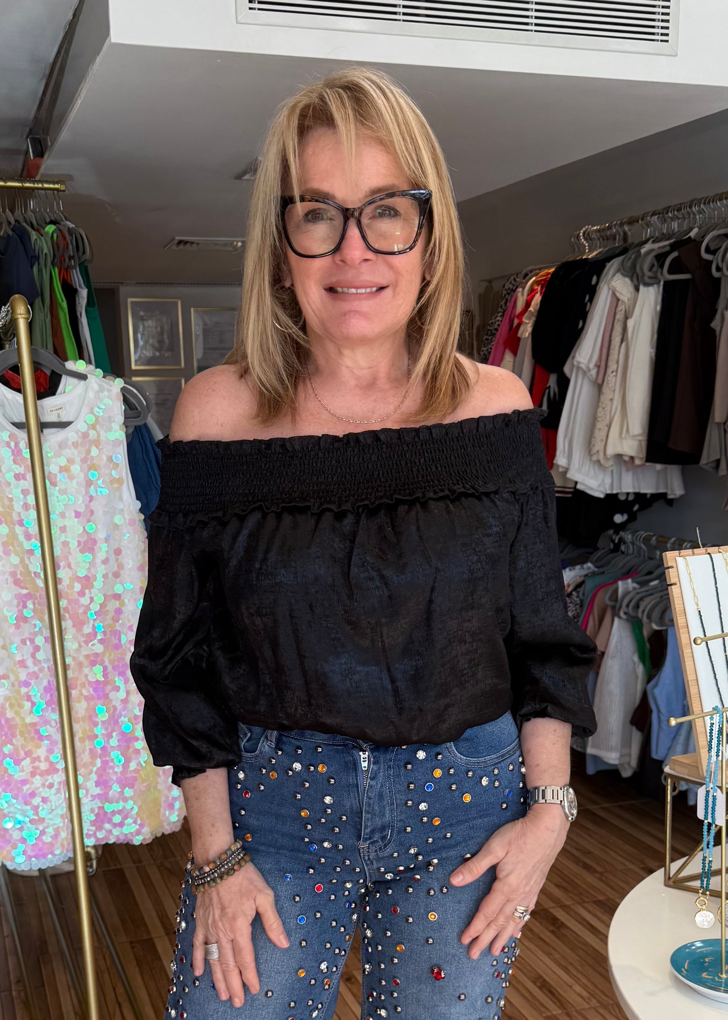 Lana Off Shoulder Top