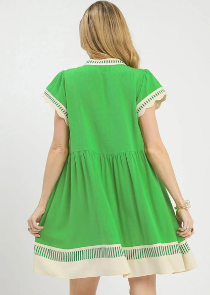 Lindsay Green Short Dress