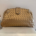 Load image into Gallery viewer, Gold Woven Bag
