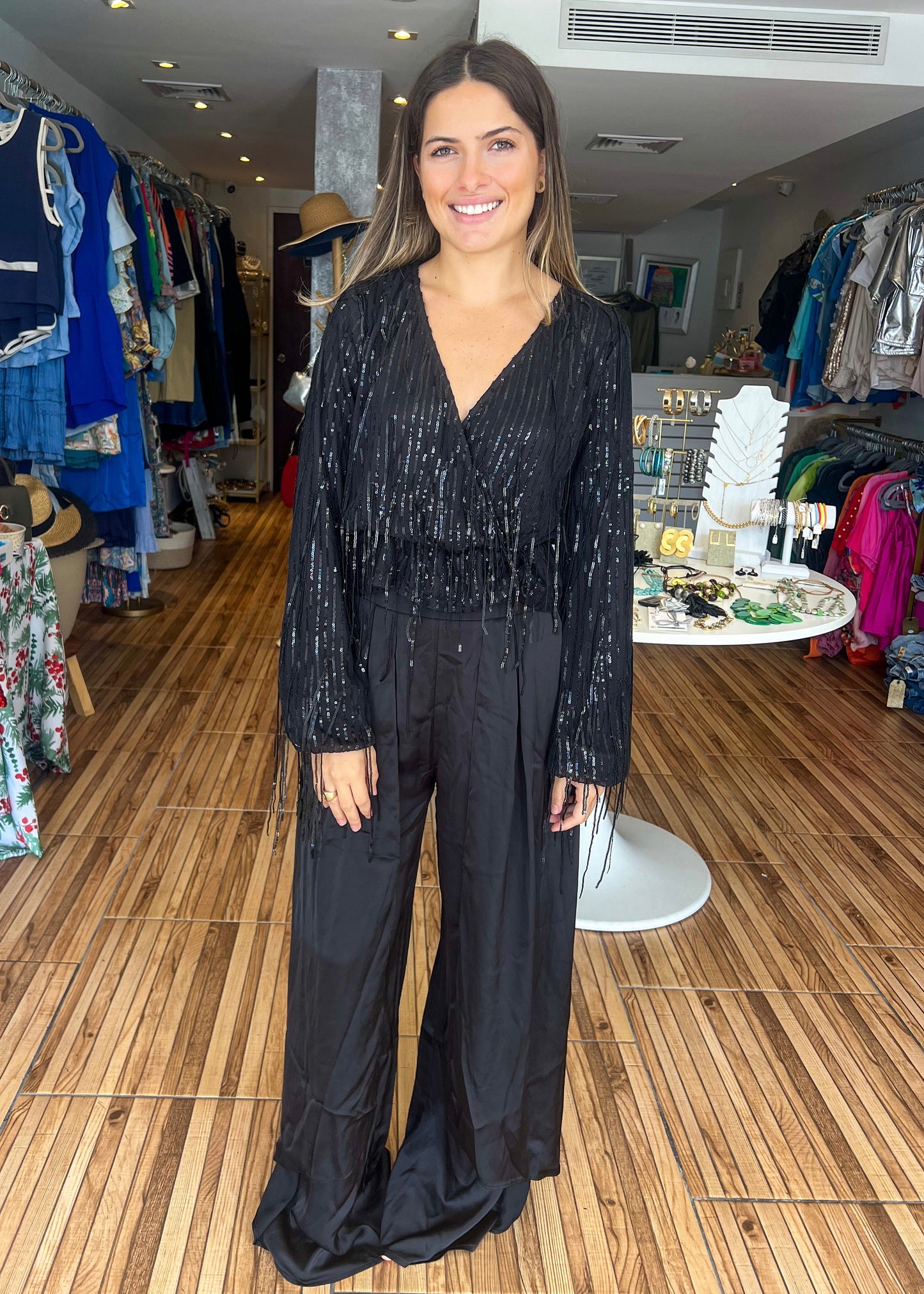 Clara Satin Pants