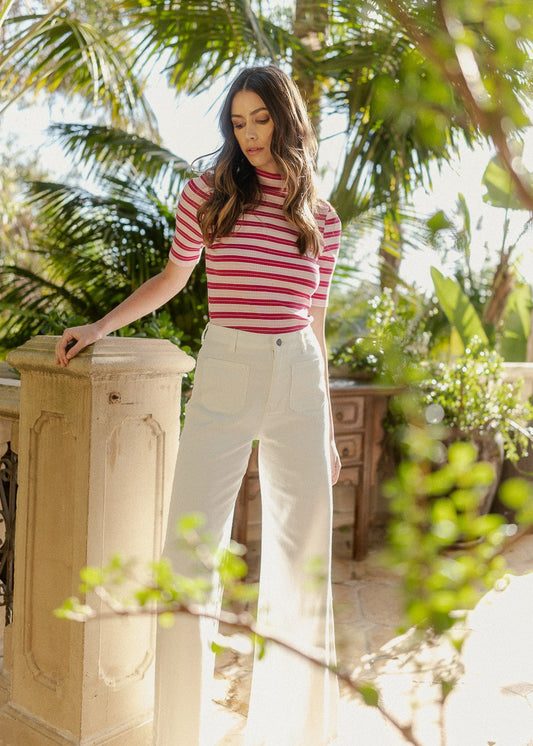 Delilah White Denim Jeans