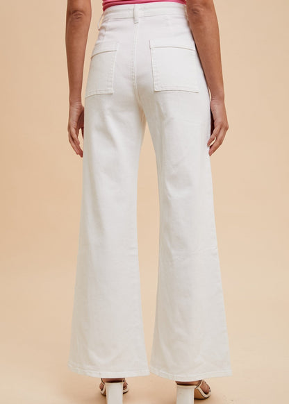 Delilah White Denim Jeans