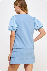 Cindy Chambray Short Dress