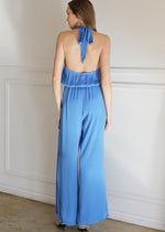 Load image into Gallery viewer, Bianca Blue Jumpsuit
