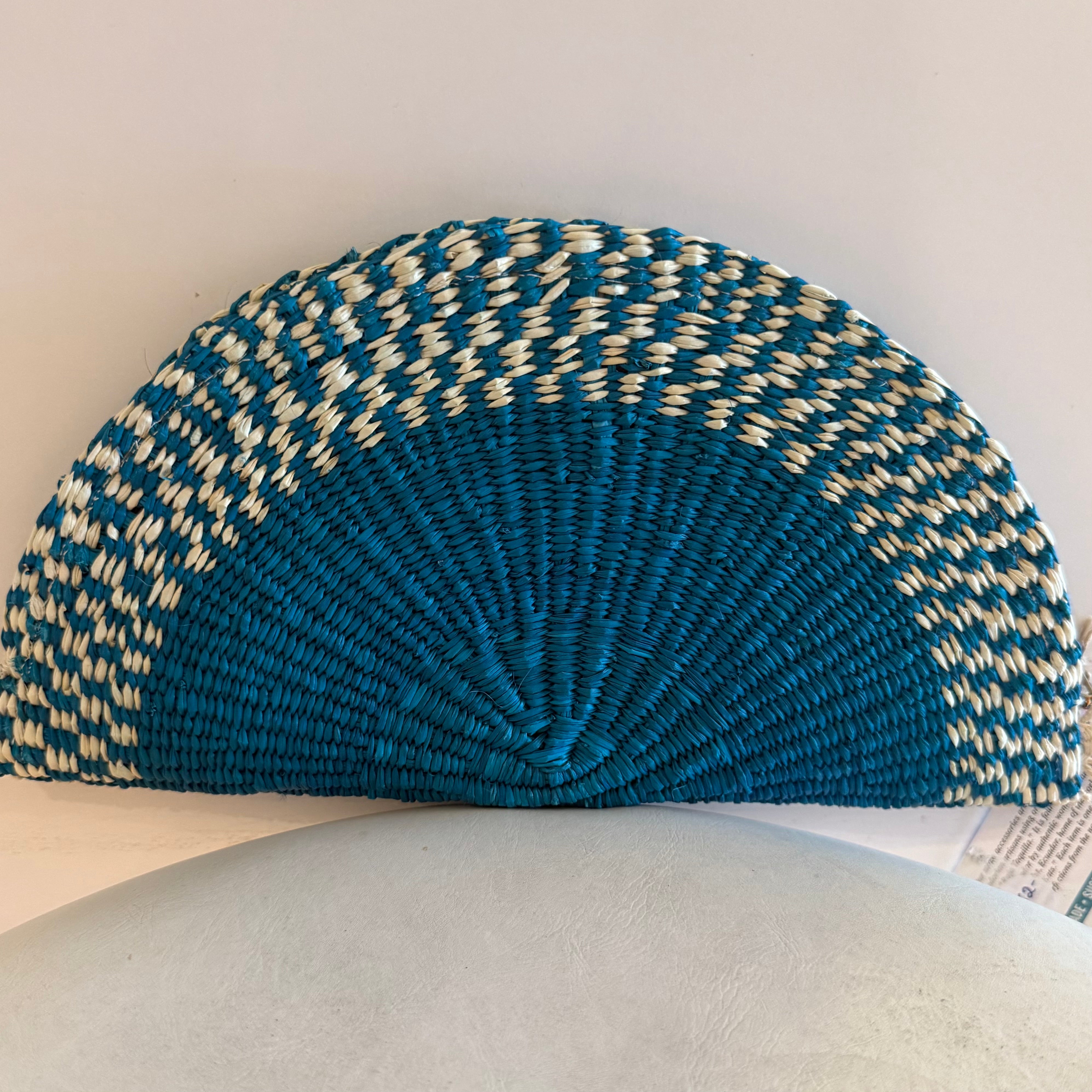 Blue Fan Clutch