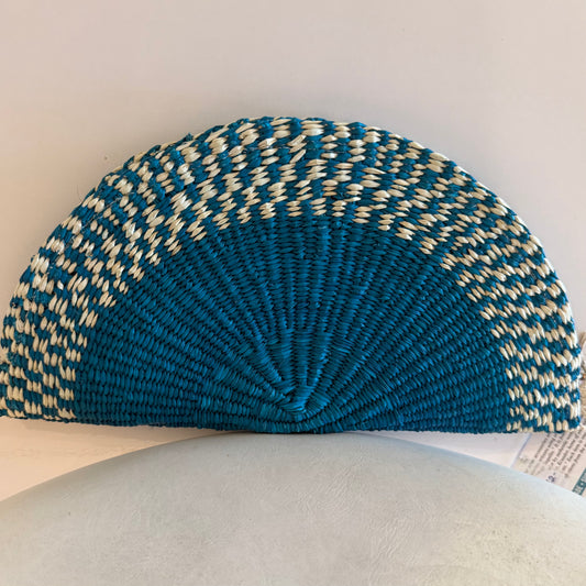 Blue Fan Clutch
