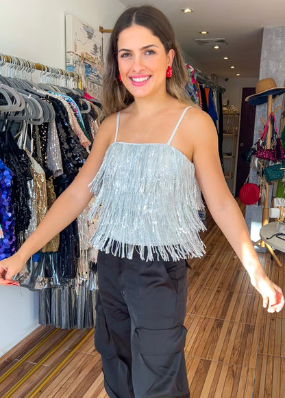 Britney Sequin Top