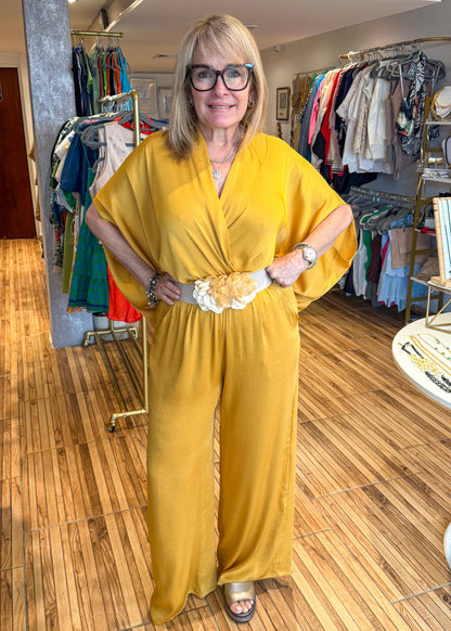 Melissa Mustard Two Piece Set