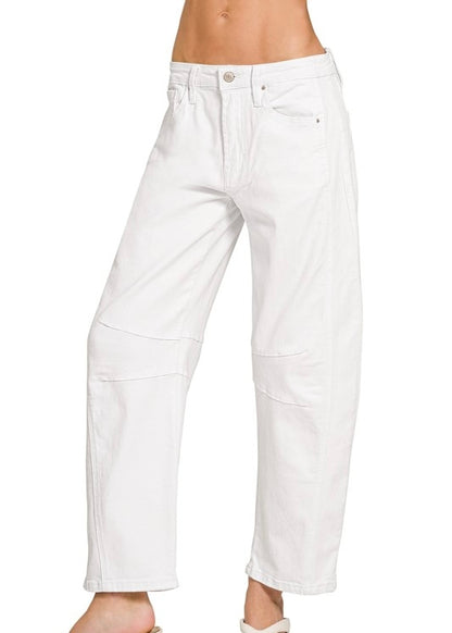 Gina Barrel Leg Denim Pants