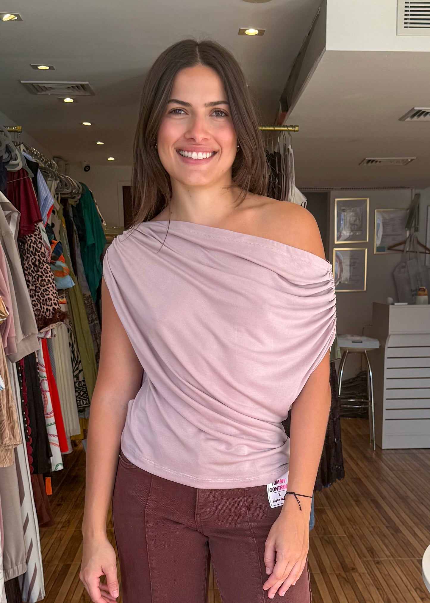 Heather Mauve Top