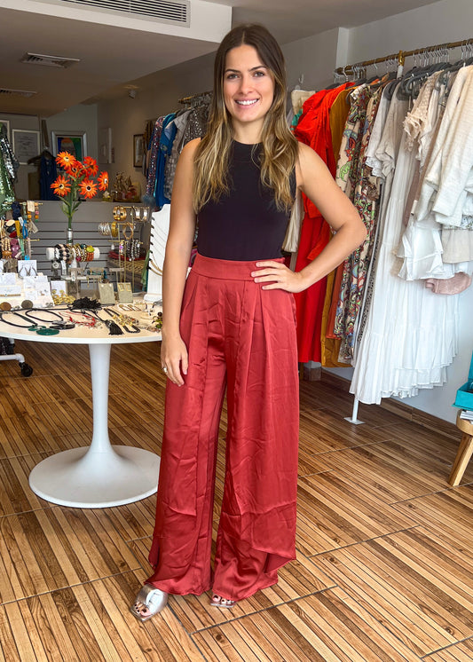 Clara Satin Pants