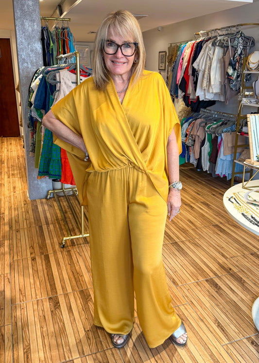 Melissa Mustard Two Piece Set