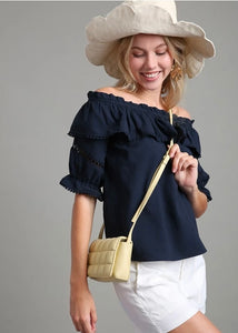 Nancy Navy Top