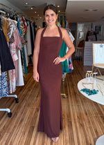 Load image into Gallery viewer, Lauren Brown Maxi Dress ￼
