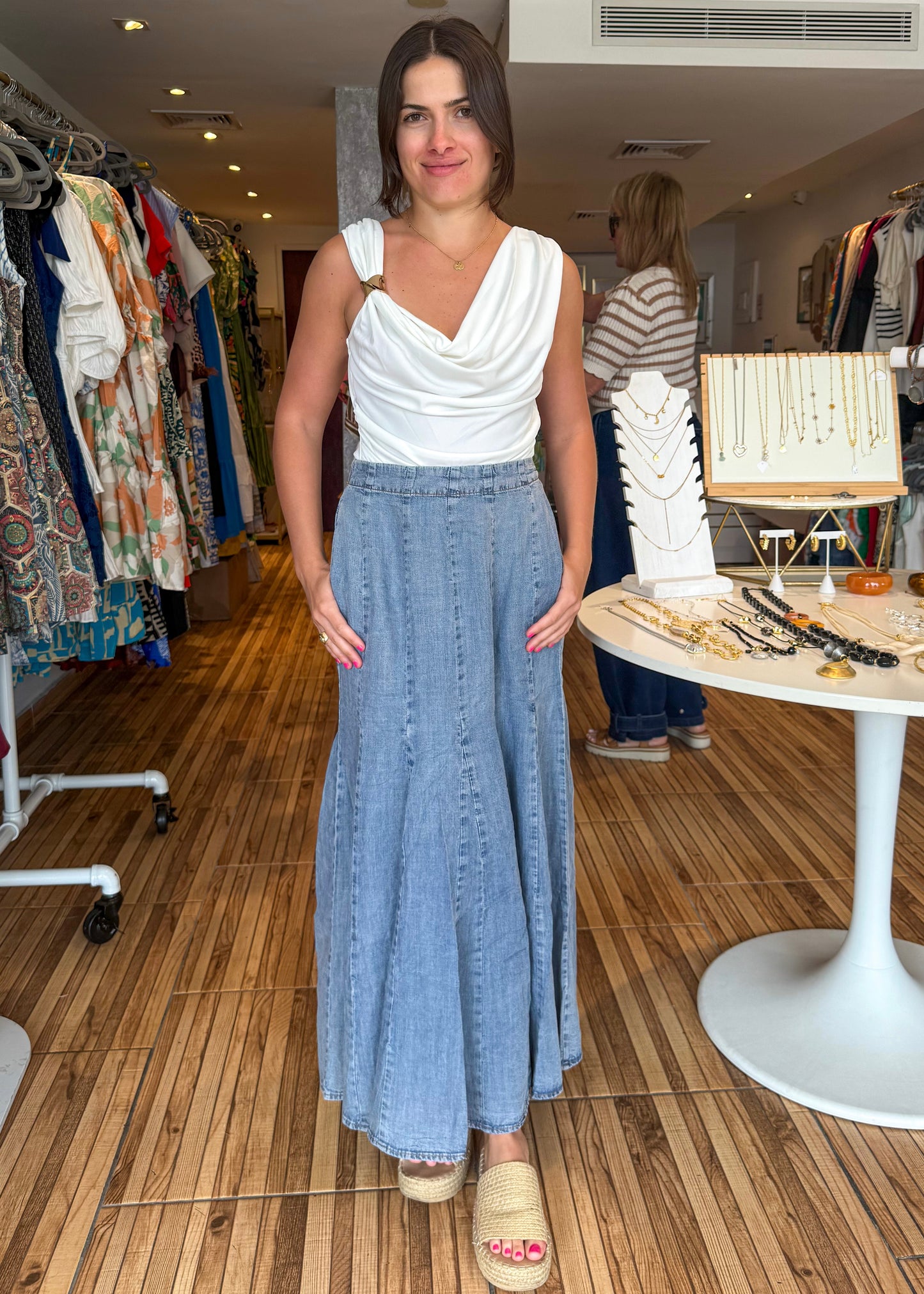 Delilah Denim Skirt