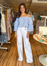 Load image into Gallery viewer, Bridget White Jeans
