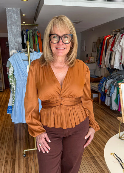 Margarita Satin Top