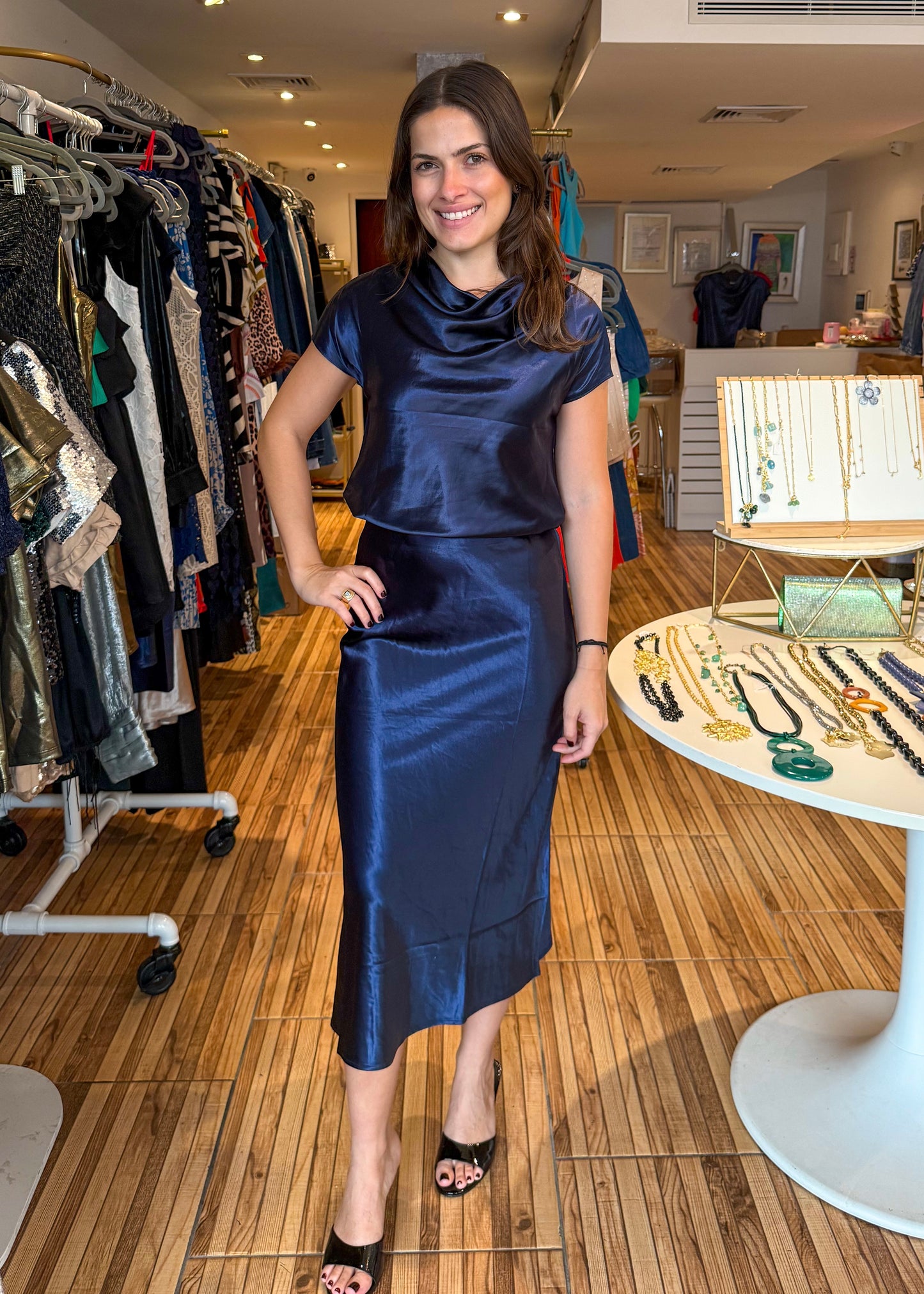 Britney Navy Blue Set