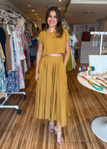 Load image into Gallery viewer, Gia Gold Mustard Set
