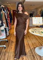 Load image into Gallery viewer, Brianna Brown Maxi Dress
