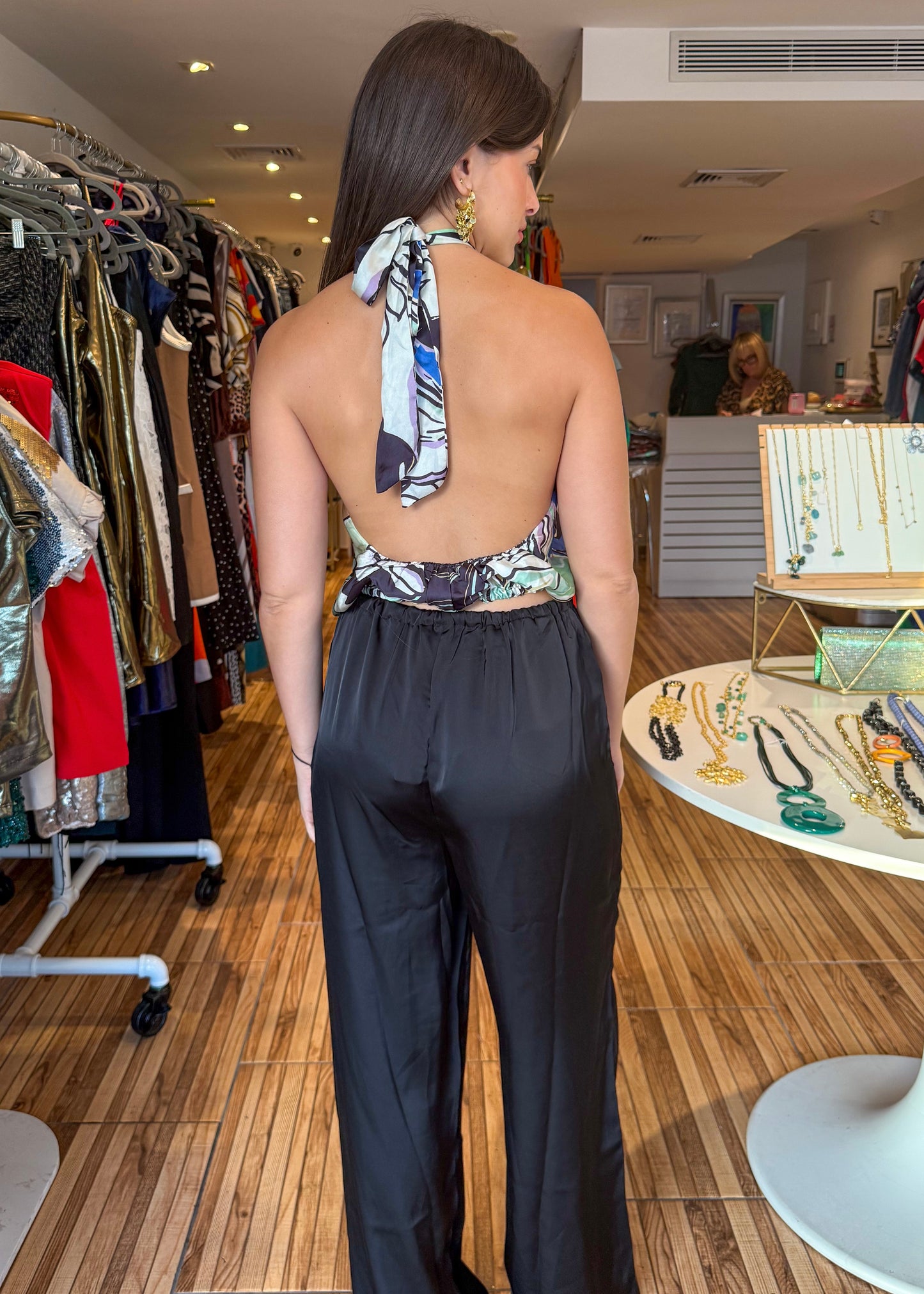 Bella Blue Botanical Top