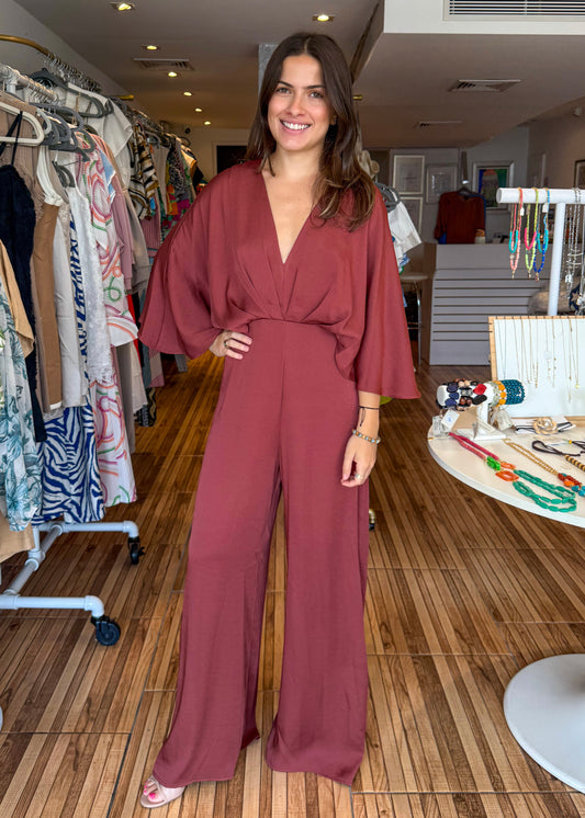Chelsea Brown Jumpsuit