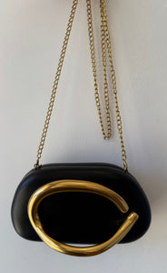 Black & Gold Evening Bag
