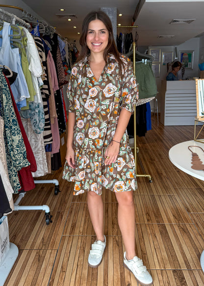 Fiona Floral Short Dress