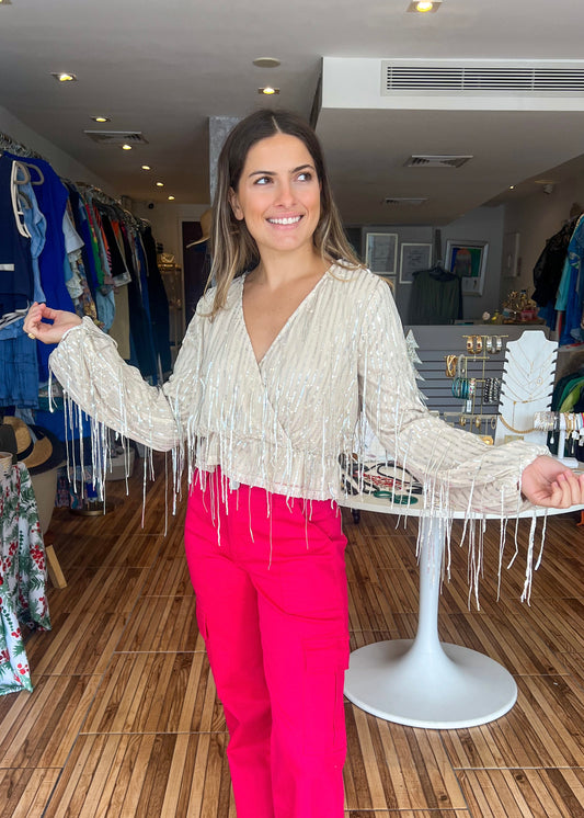 Sarah Sequins Top