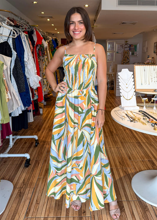 Lucy Colorful Maxi Dress