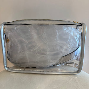 Clear & Silver Bag