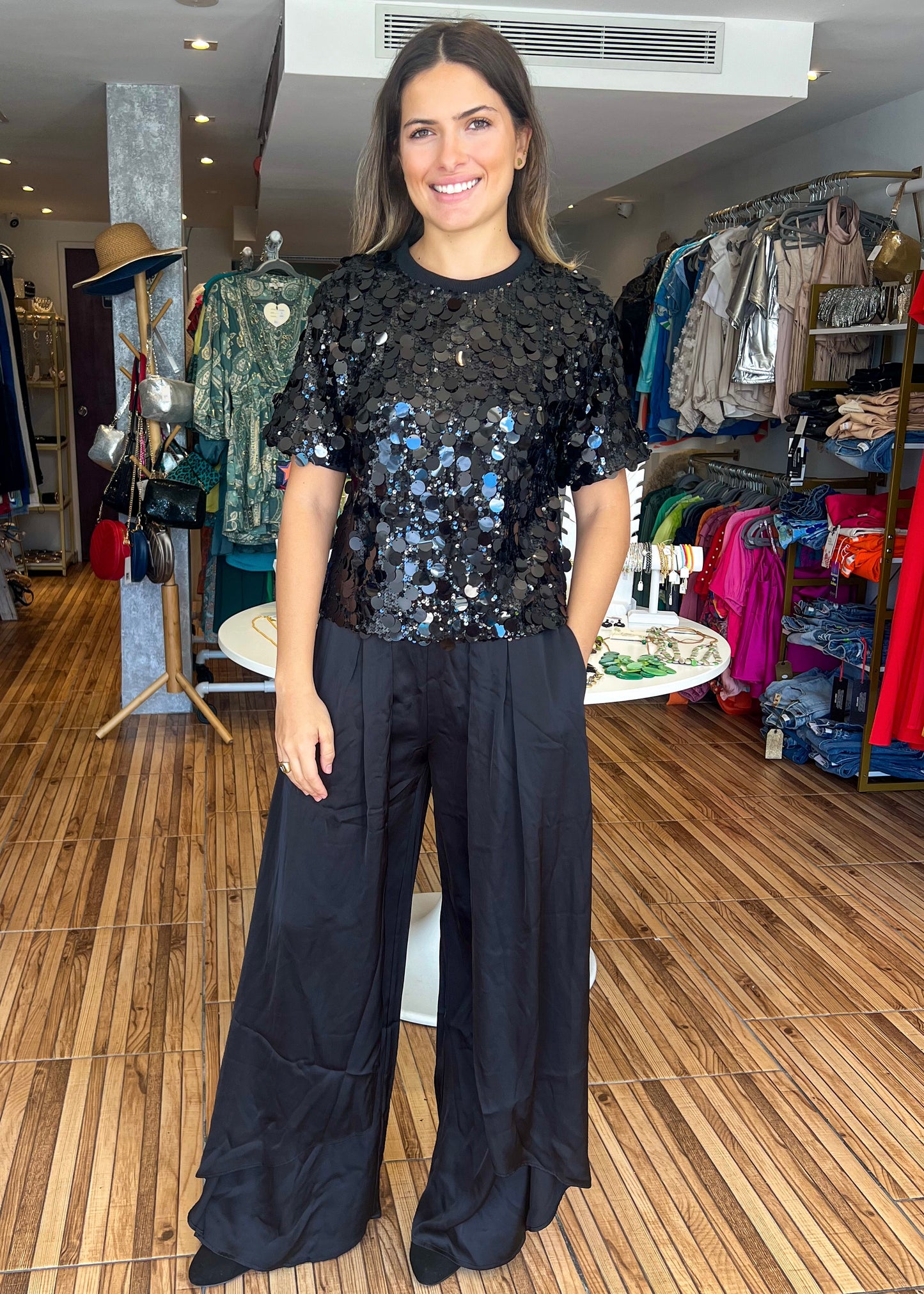 Clara Satin Pants