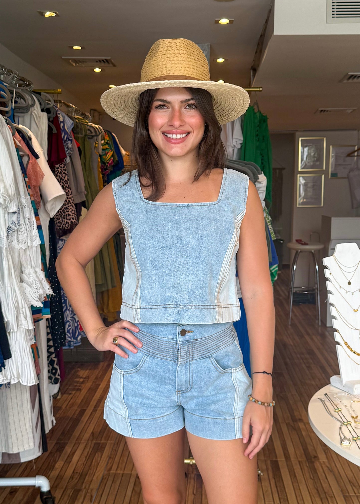 Veronica Denim Set
