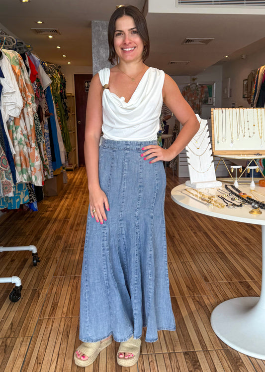 Delilah Denim Skirt