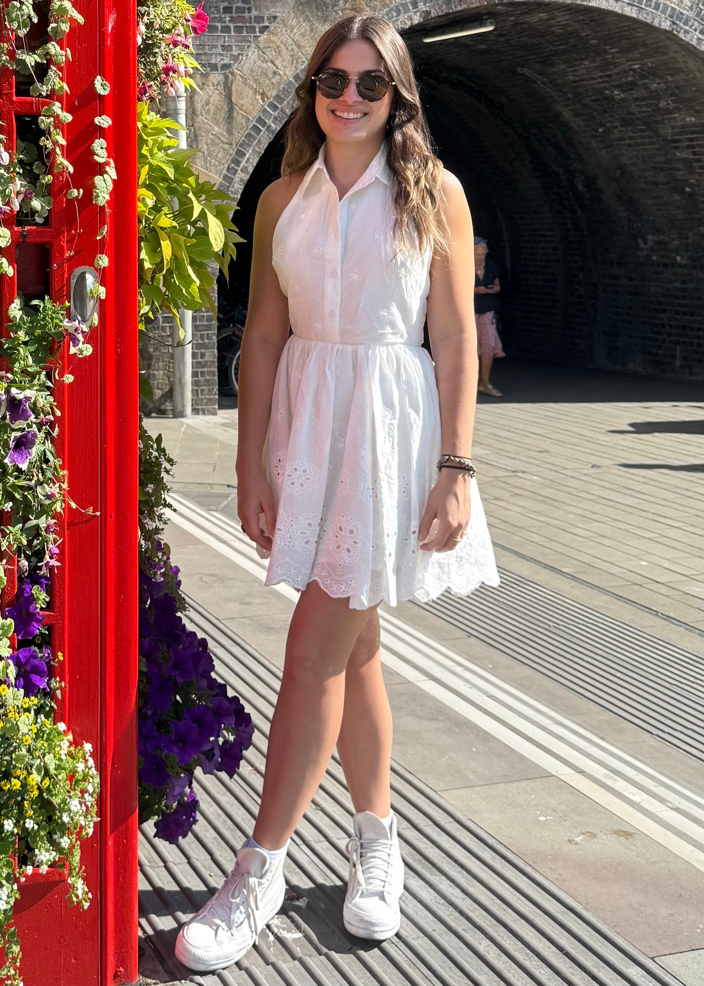 Melissa White Lace Short Dress