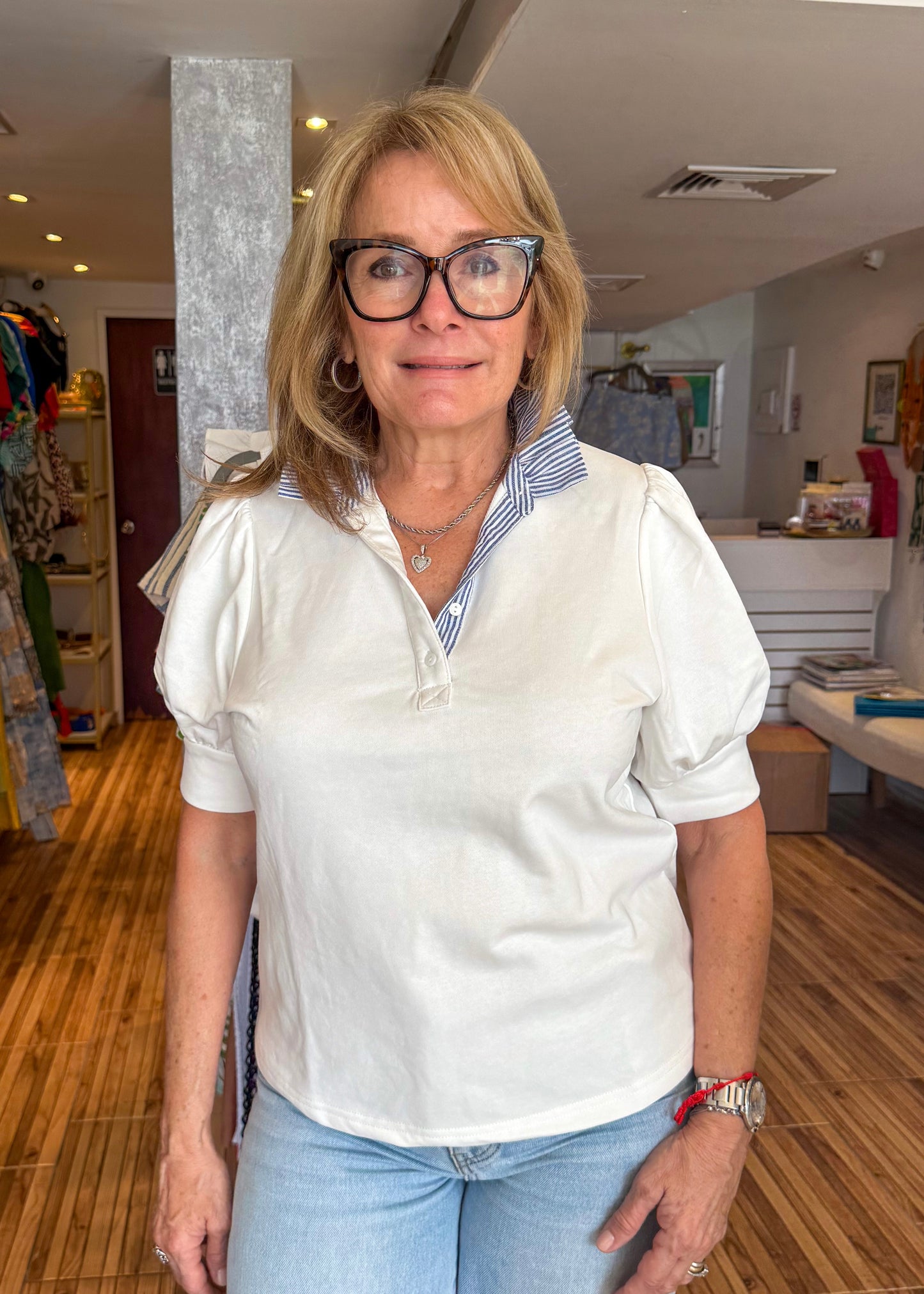 Ofelia Off White Top