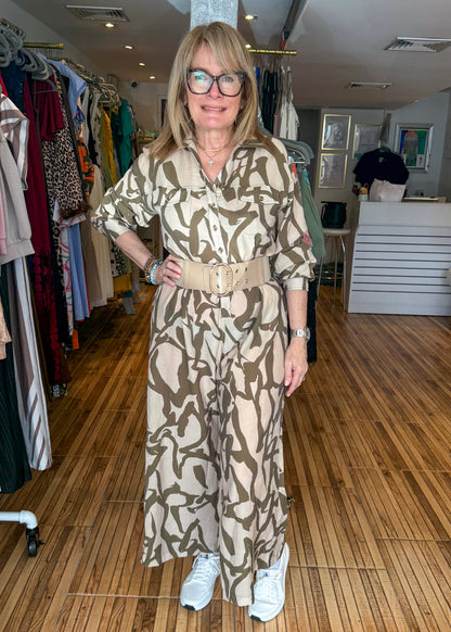 Stacy Print Jumpsuit