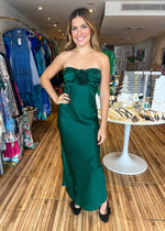 Load image into Gallery viewer, Heather Green Maxi Dress
