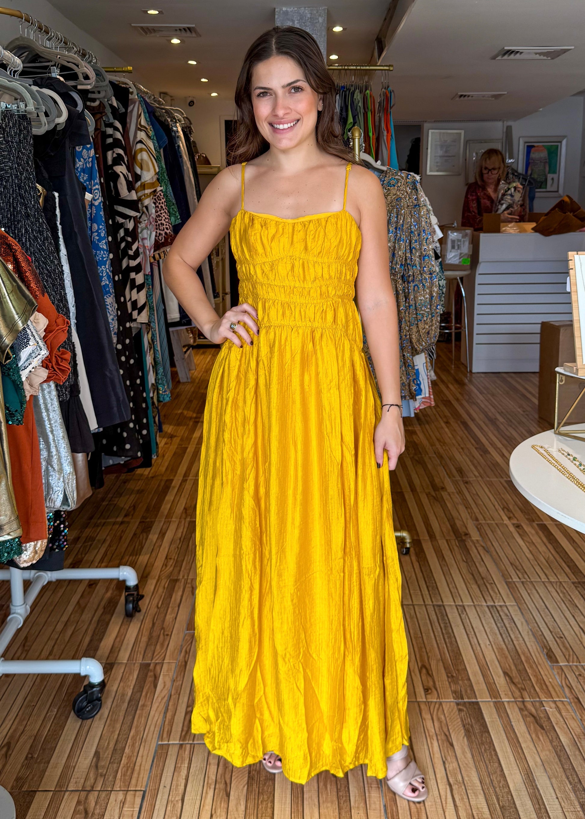 Sally Sunshine Maxi Dress S Sally Sunshine Maxi Dress S