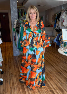 Eva Colorful Maxi Dress