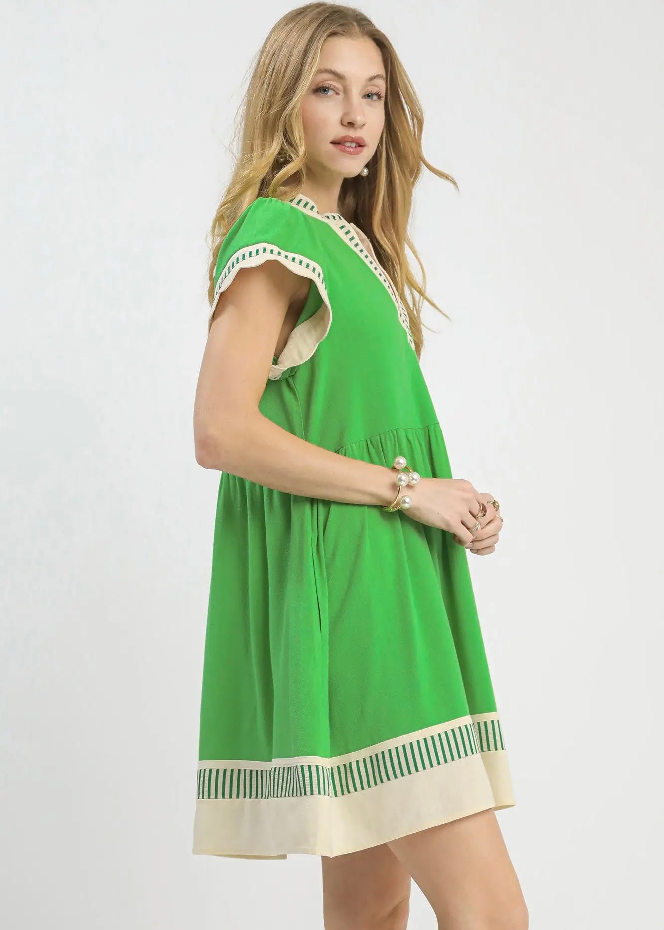 Lindsay Green Short Dress