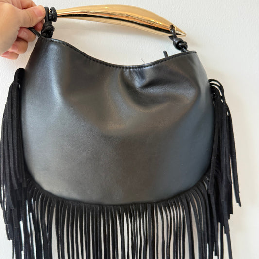 Leather Fringe Bag
